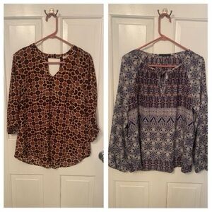 2 Medium blouses